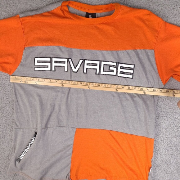 Red Ape T-Shirt Mens 2XL Gray Savage Short Sleeve‎ Pocket (See Description) A2 - Picture 8 of 13